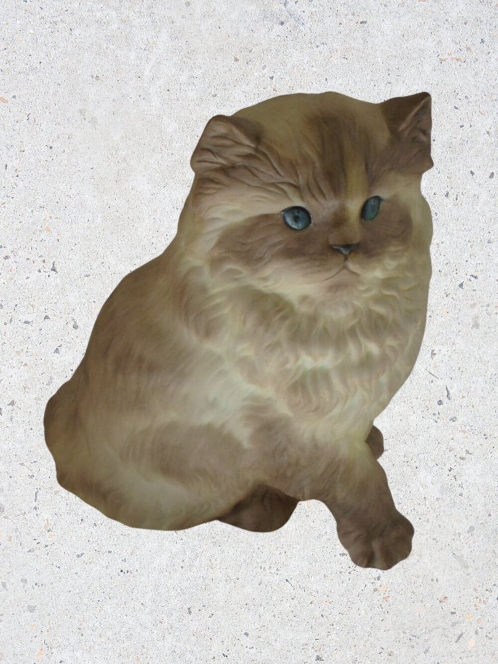 Himalayan Chocolate point Cat Music Box Munro 1995 Vintage Plays Fur Elize